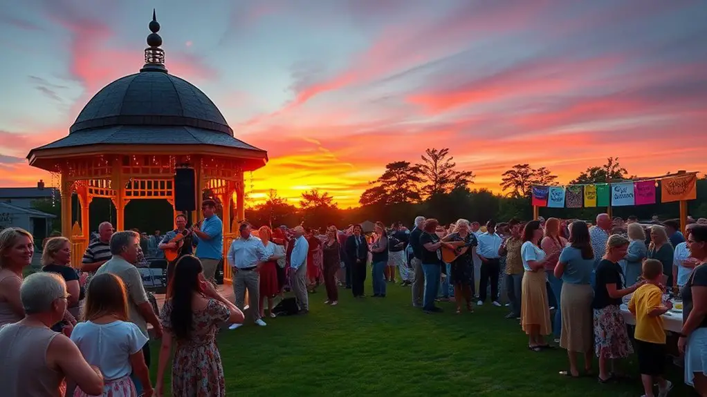 gazebo concert for charity