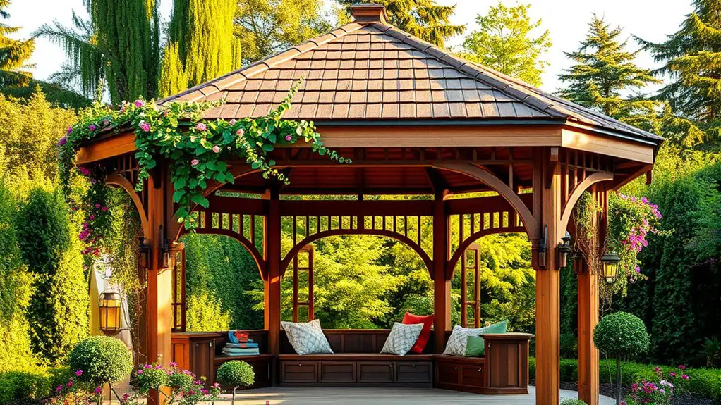 gazebo decoration and enhancement