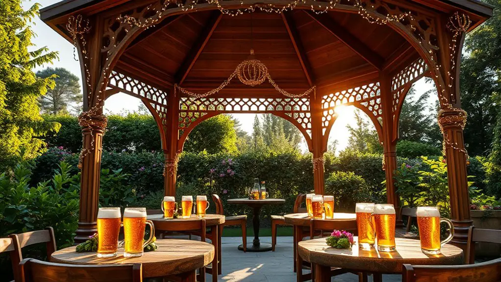 gazebo designs for beer tasting