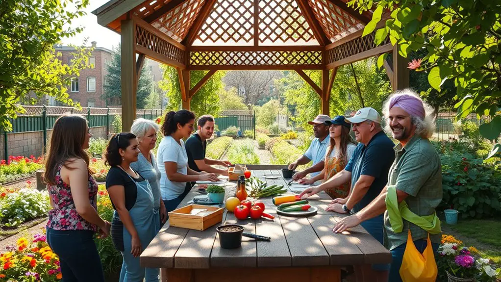 gazebo for community gardening