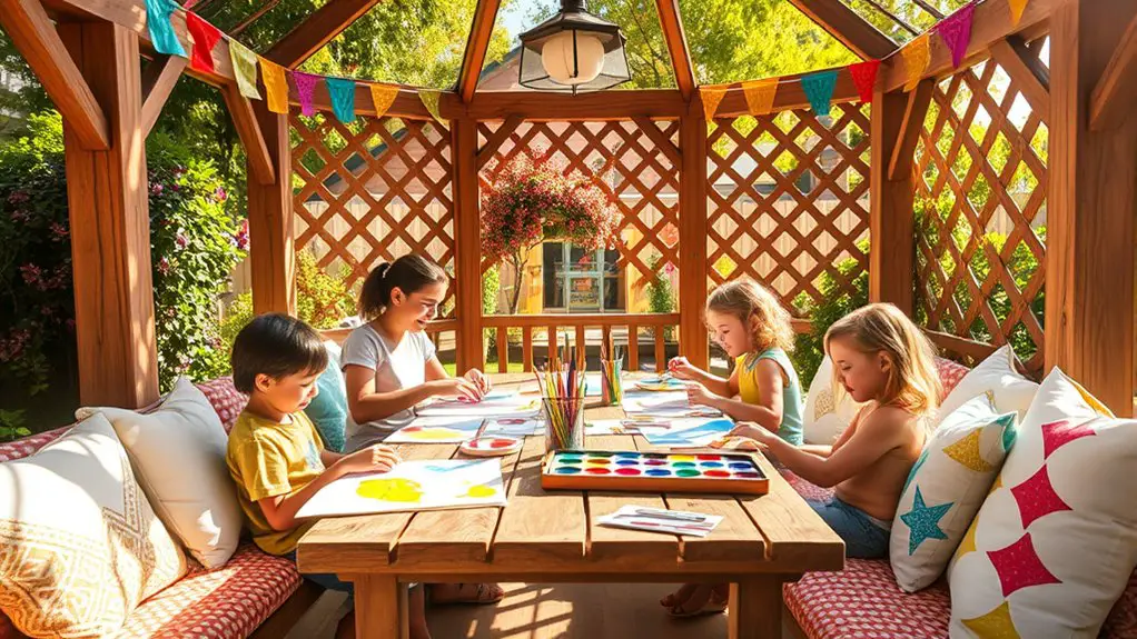 gazebo for creative activities