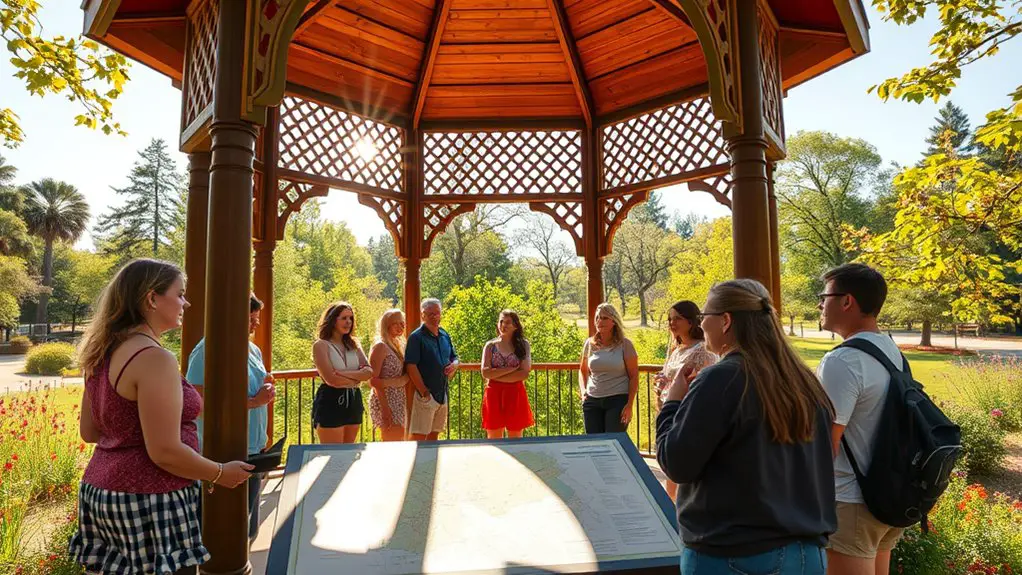 gazebo for educational tours