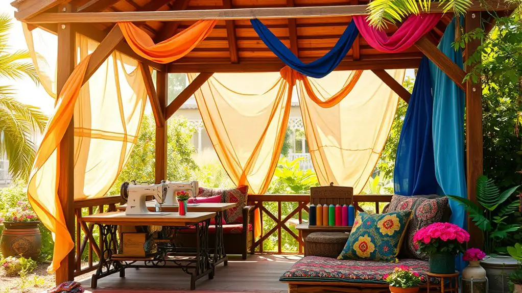 gazebo for sewing workshops