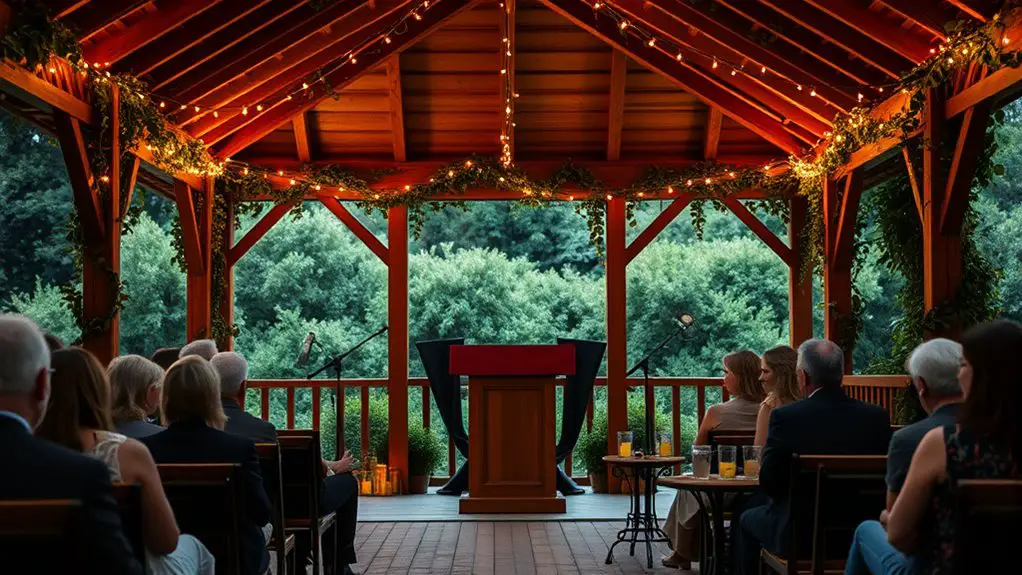 gazebo literary reading event