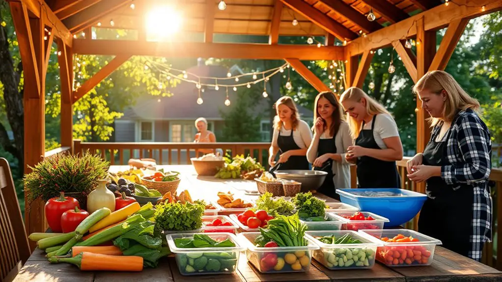 gazebo meal prep class