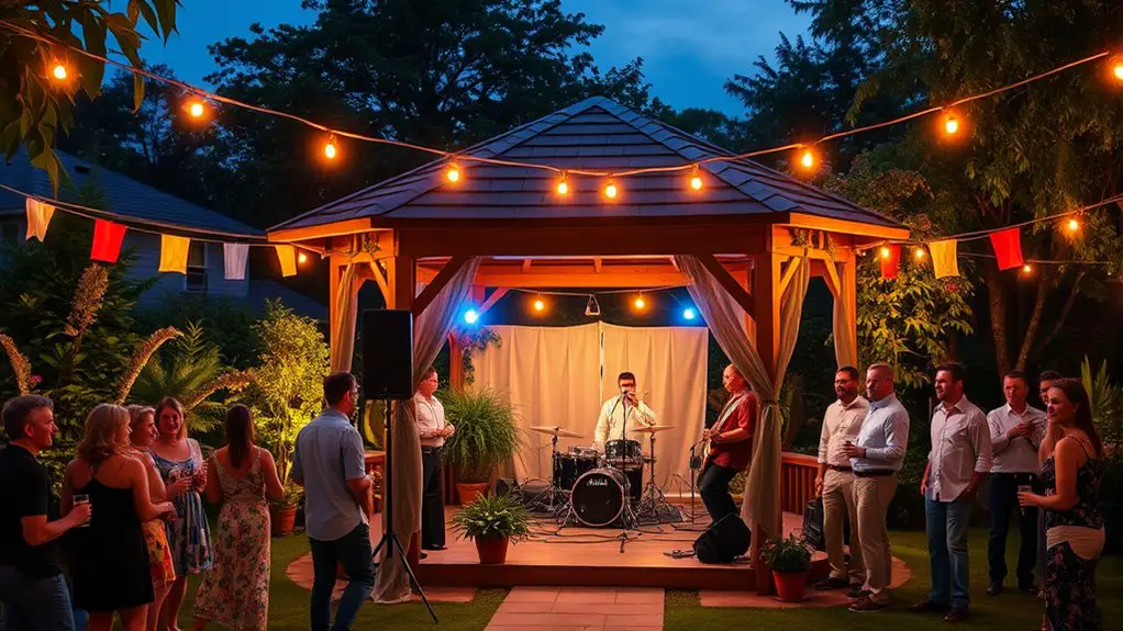 gazebo music festival hosting