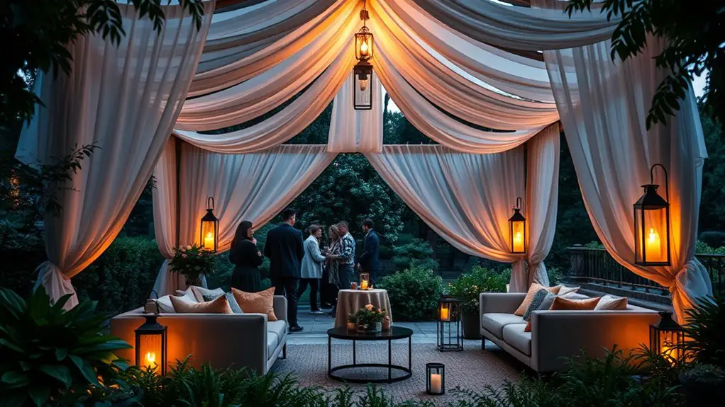 gazebo networking lighting furniture