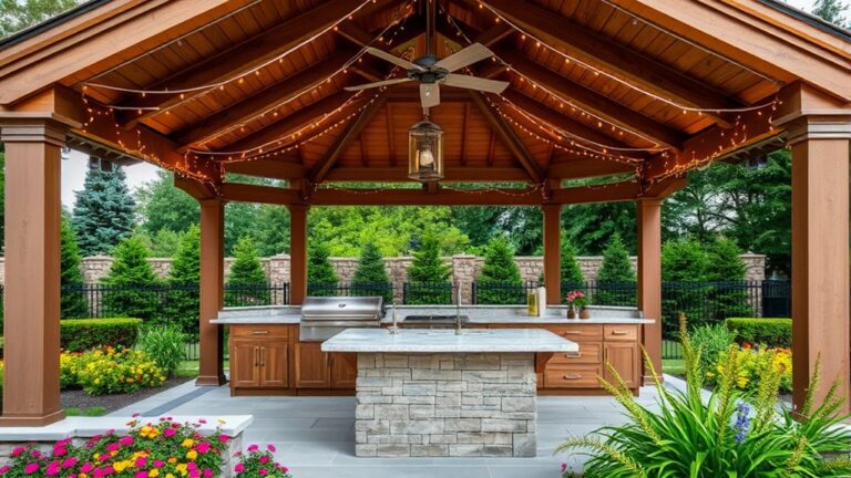 Best Layouts for a Gazebo With an Outdoor Kitchen - Gazebo Solution