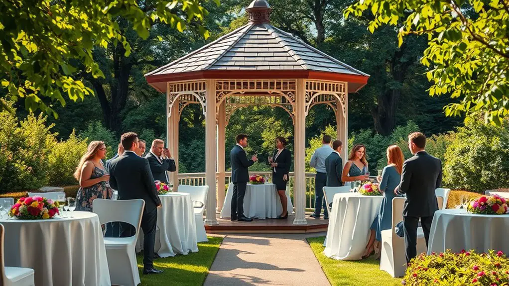 gazebo outdoor networking events