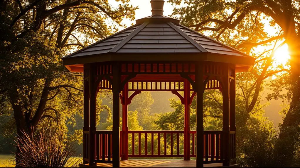 gazebo photography lighting setup