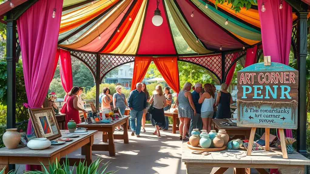 gazebo pop up shop transformation