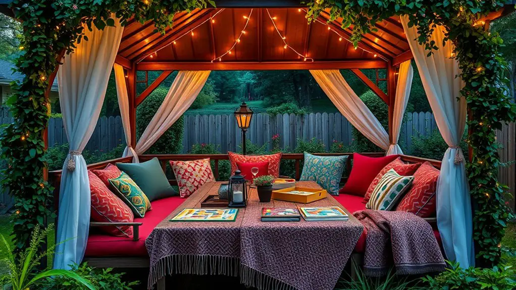 gazebo setup for gaming