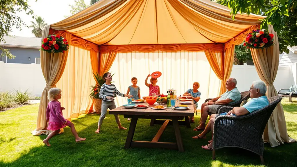 gazebo setup for gatherings