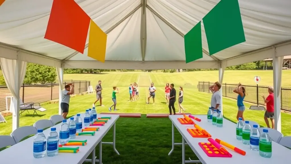 gazebo setup for races