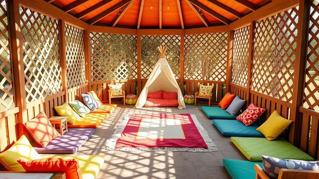 gazebo space and layout