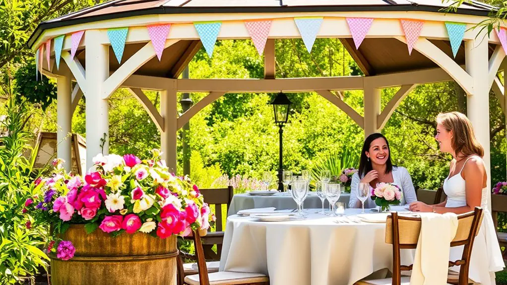 gazebo spring garden parties