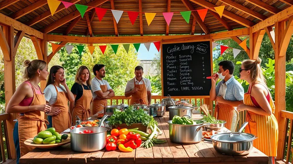 group cooking challenge planning