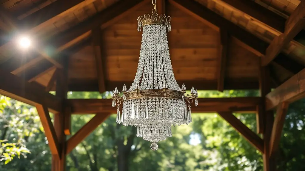 hanging the decorative light