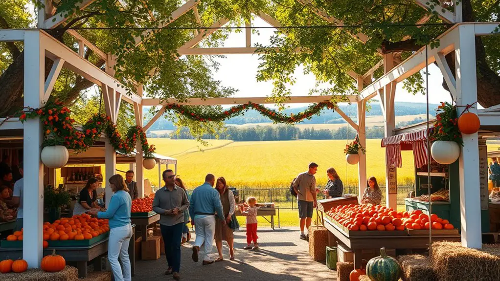 harvest festival in gazebo