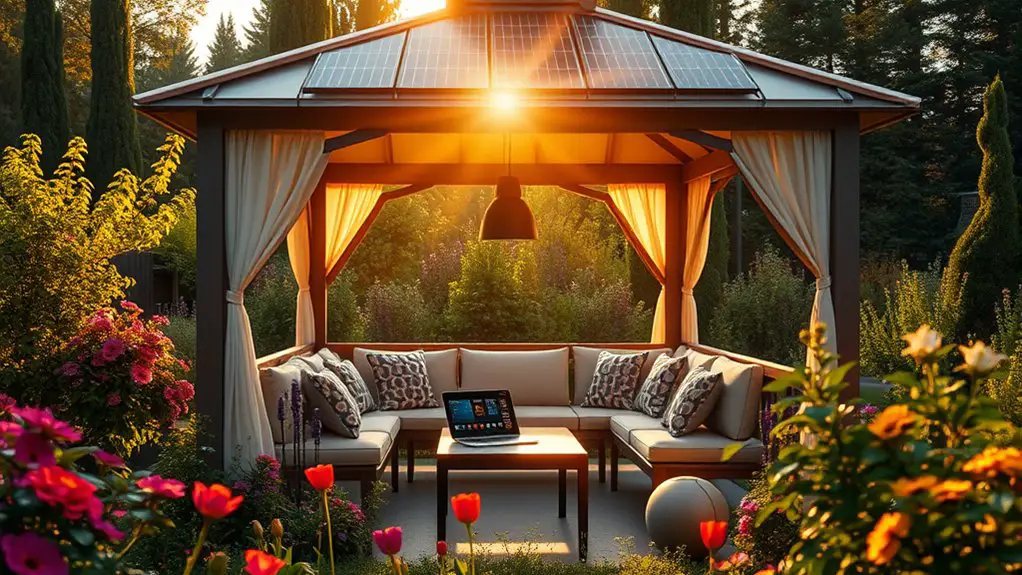 high tech gazebo retreat