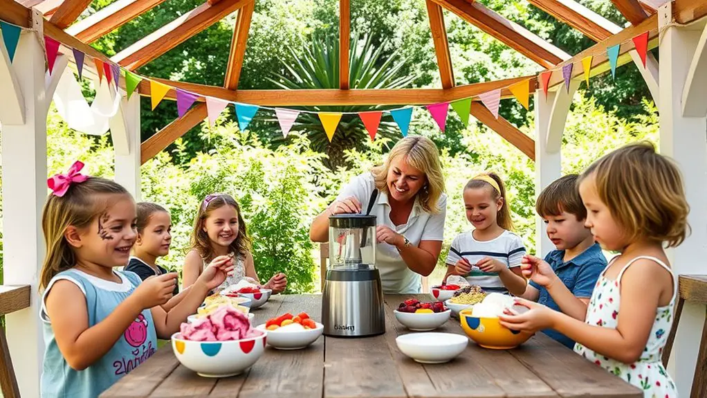 homemade ice cream fun