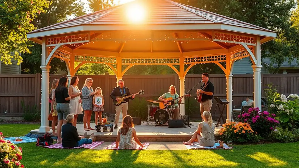 host local band concert