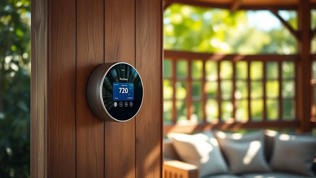 install thermostat in gazebo