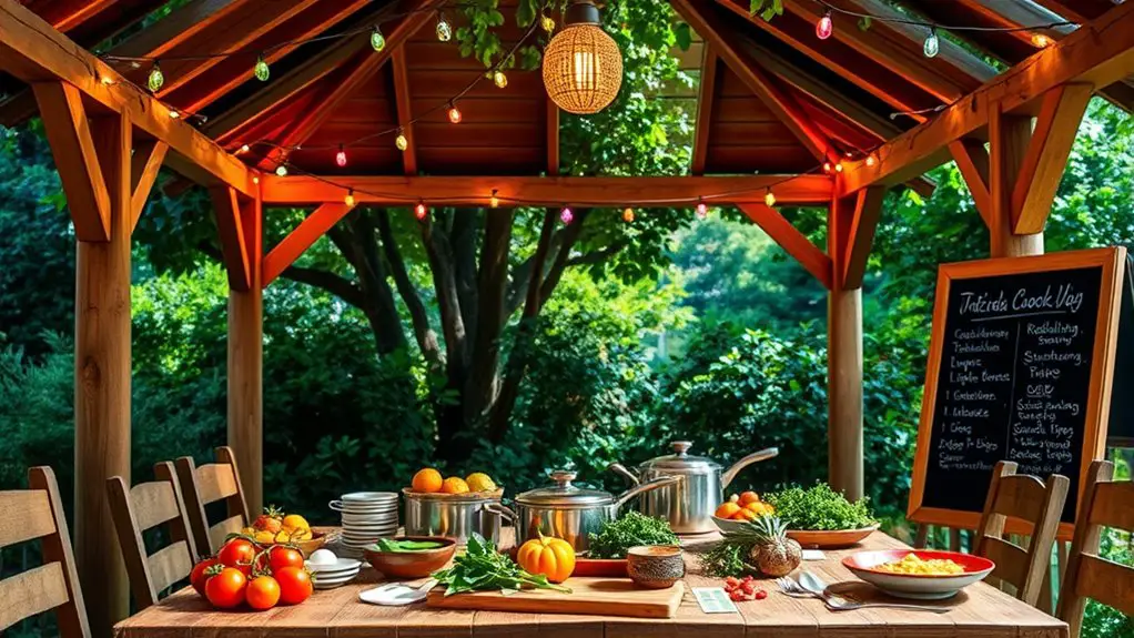 international cooking class planning
