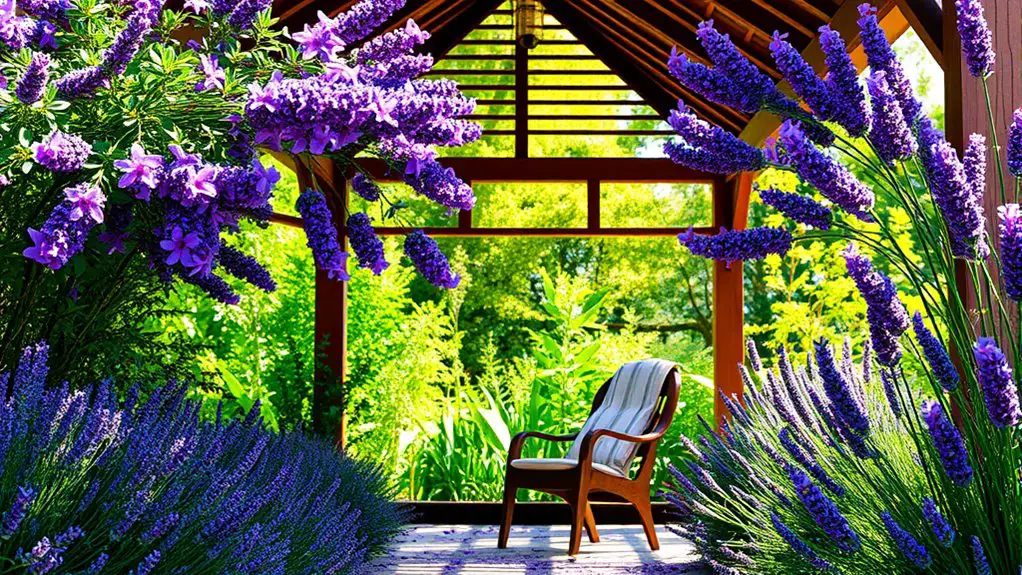 lavender promotes calm and fragrance