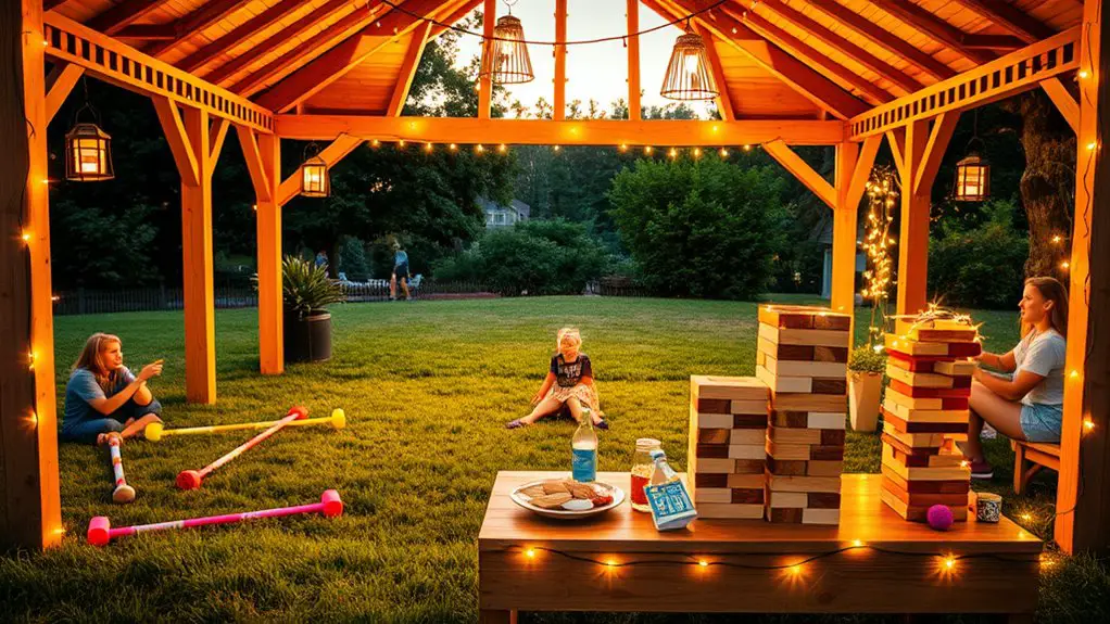 lawn games for gazebo fun