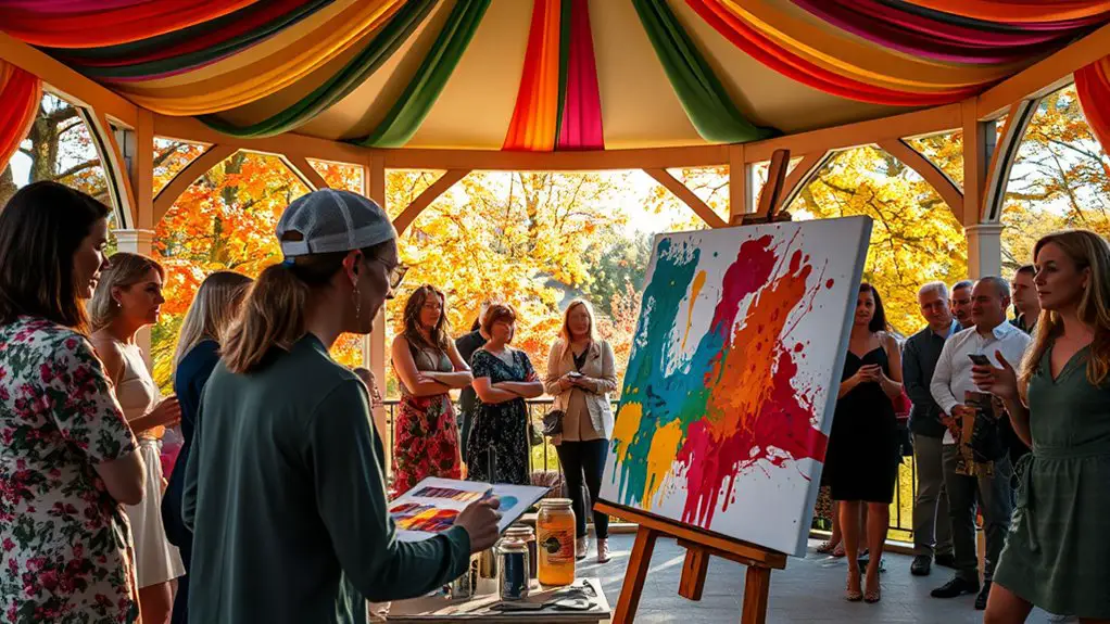 live art in gazebo events