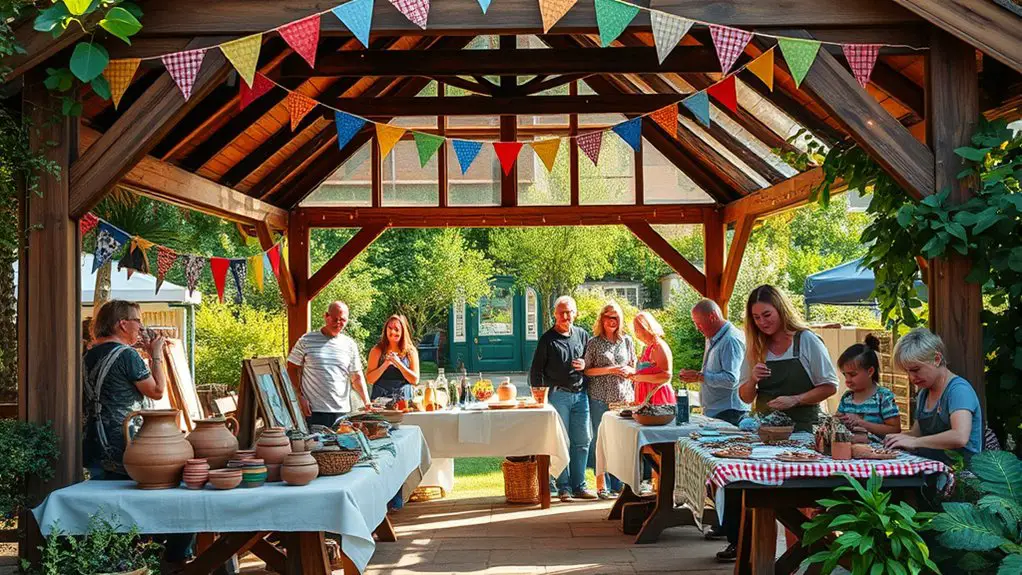 local art festival gazebo