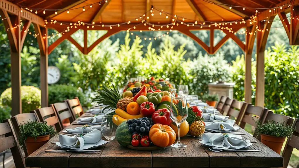 locally sourced seasonal ingredients