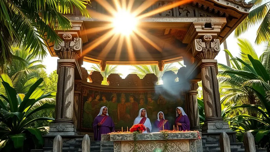 mesoamerican gazebos as gathering spaces