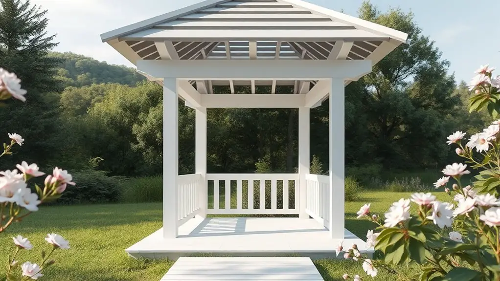 minimalist gazebo color palette