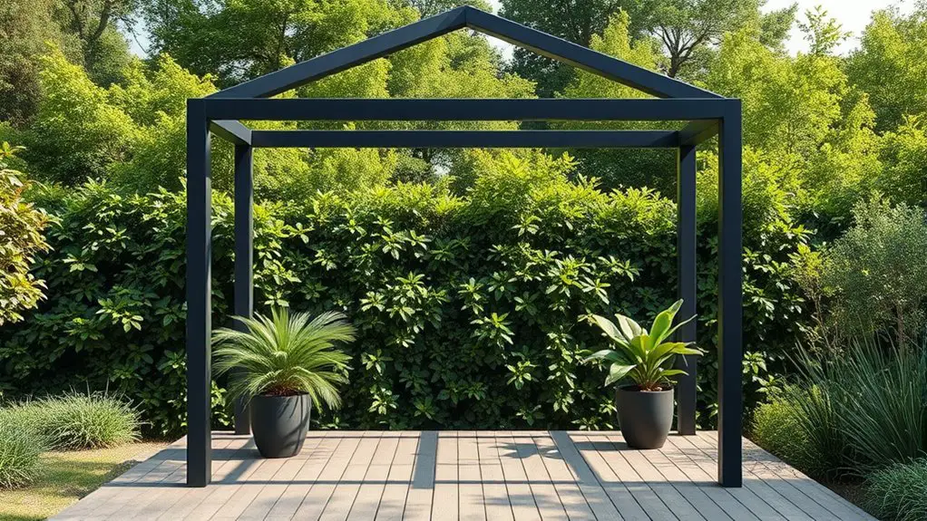 minimalist gazebos for small spaces