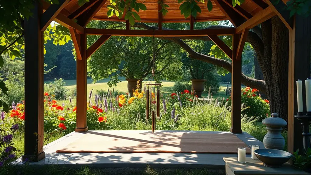 nature inspired meditation sanctuary