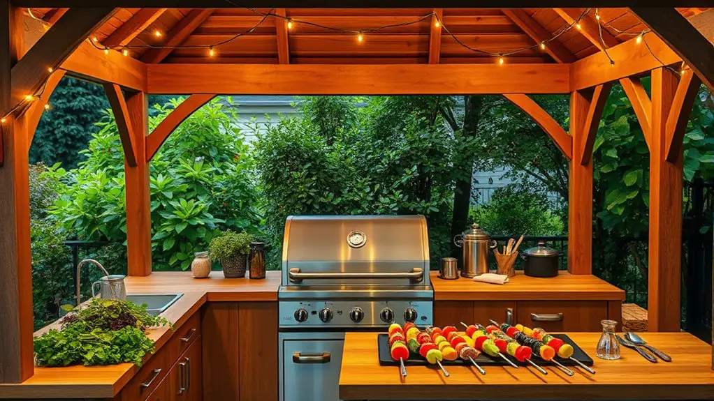 optimal bbq station design