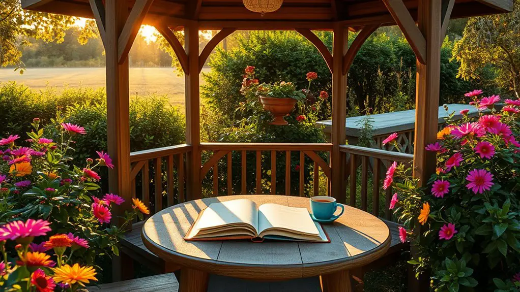 organized and comfortable study area