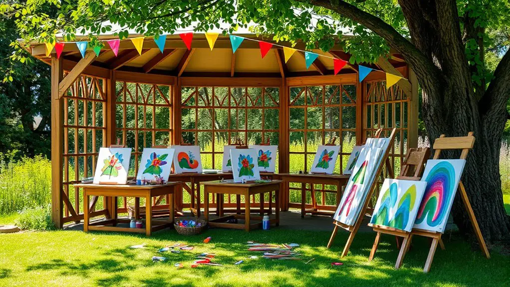 outdoor art workshop tips