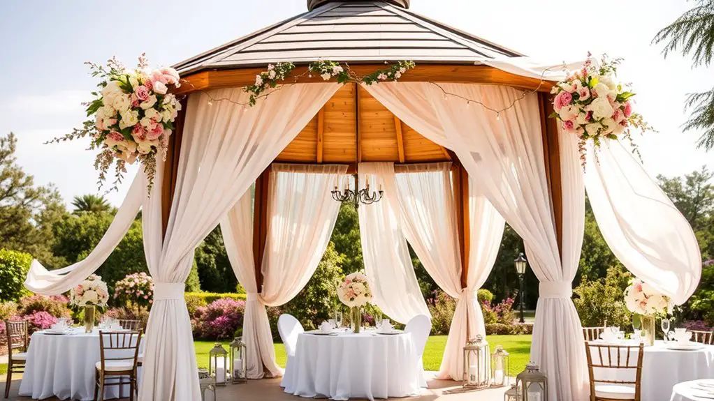 outdoor baby shower gazebo designs