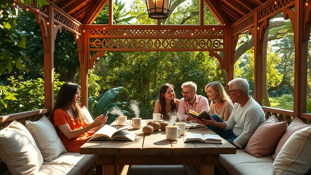 outdoor book club gatherings
