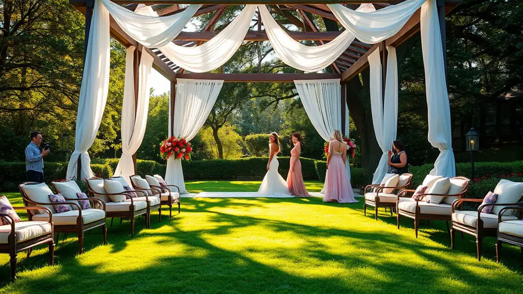 outdoor fashion show planning