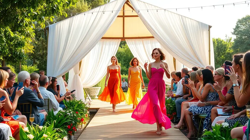 outdoor fashion show venue