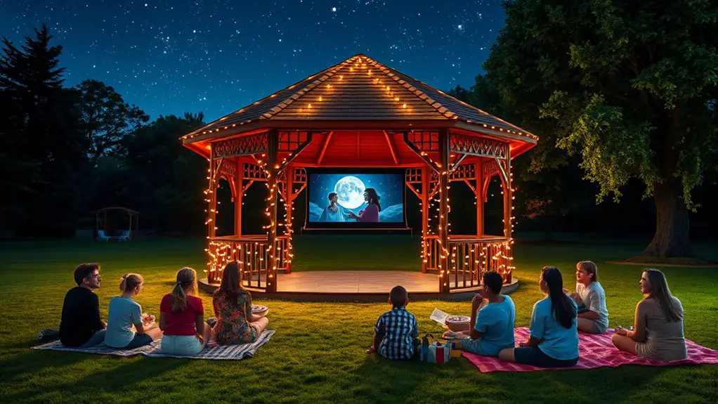outdoor film screenings experience