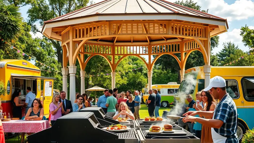 outdoor food truck event