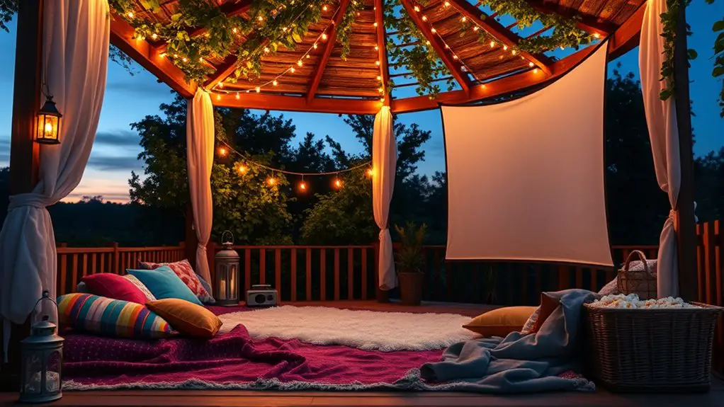 outdoor movie night planning