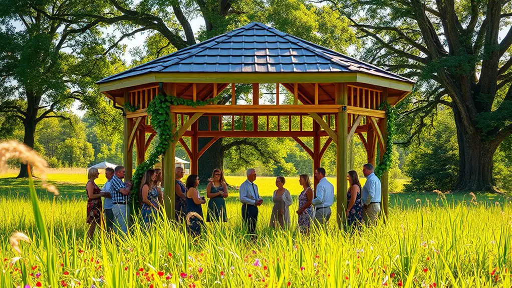 outdoor nature walk hub