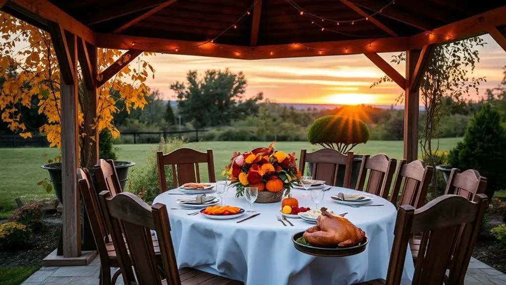 outdoor thanksgiving dinner ideas