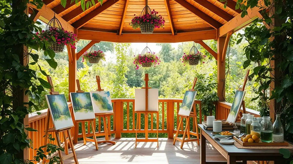 outdoor watercolor class planning